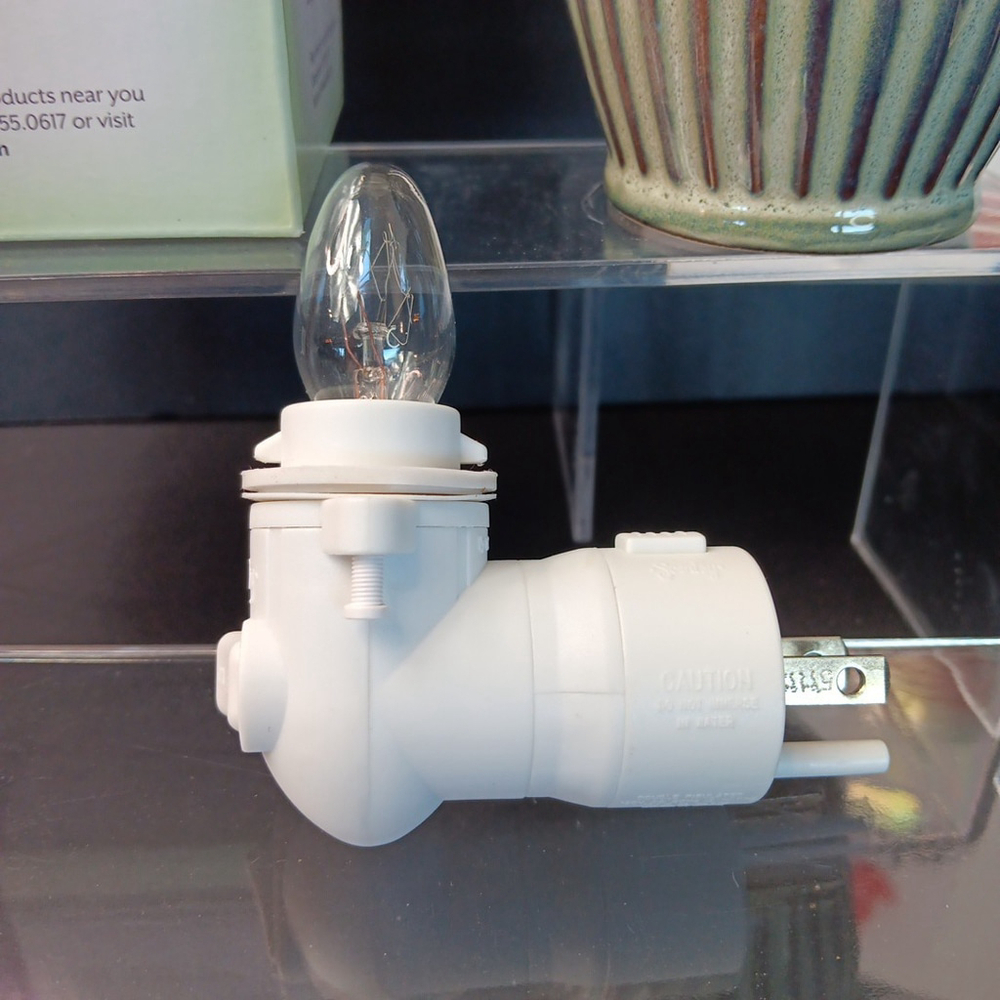 SCENTSY Warmer CHARLEMAGNE Plug-In Warmer Retired Blue/Brown Artisan/Used BOX CN - Picture 10 of 16